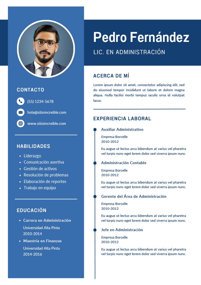 curriculum vitae plantilla gratis descargar