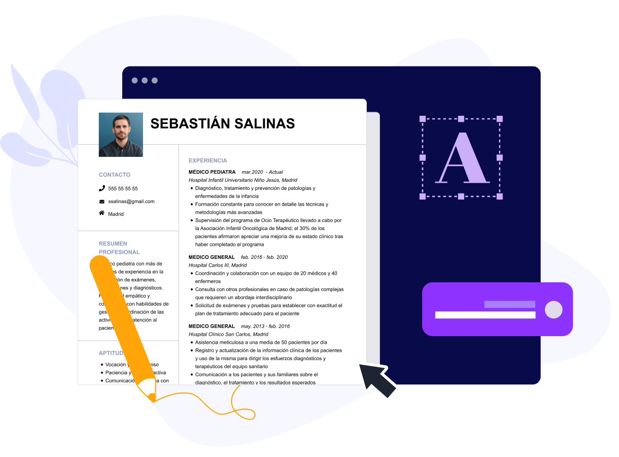 Generador de curriculum hero